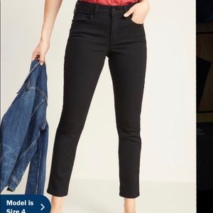 Old Navy Power Slim Straight high-rise jeans